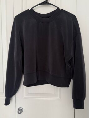 lululemon athletica Black Relaxed Crewneck Sweatshirt
